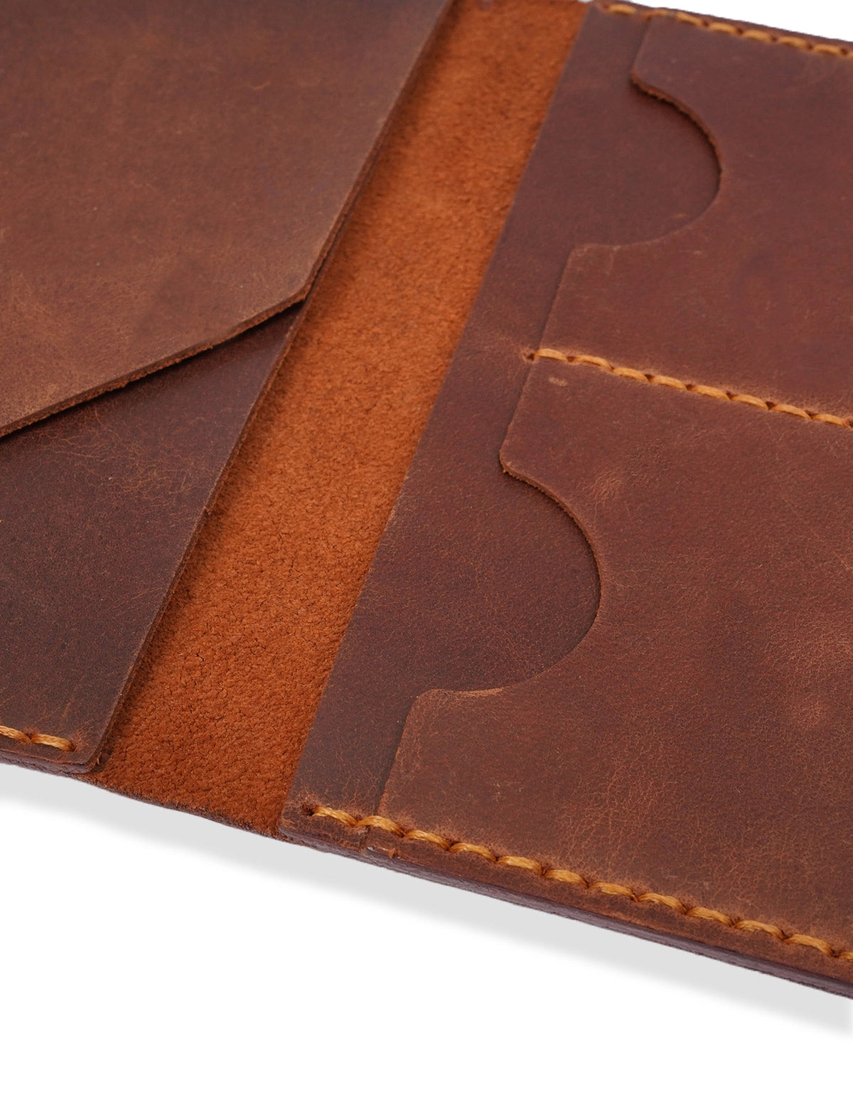 Men’s Brown Leather Card Holder – Minimalist Design