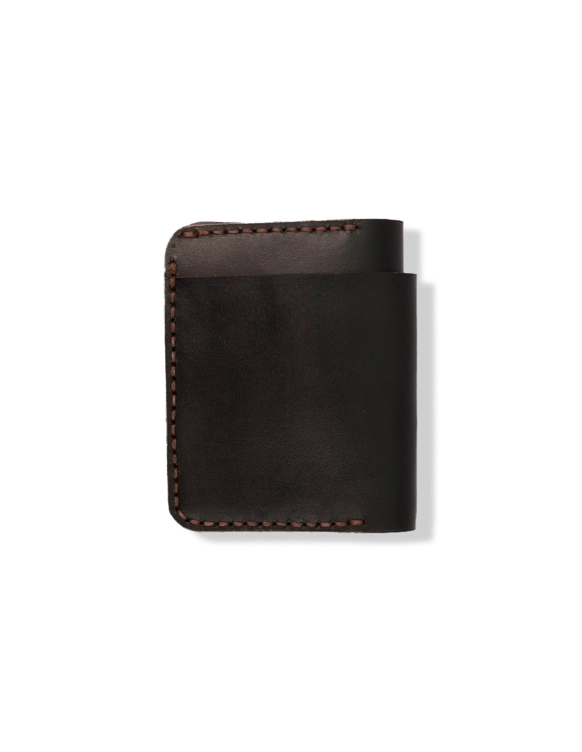 Men’s Dark Brown Leather Wallet – Slim Bifold