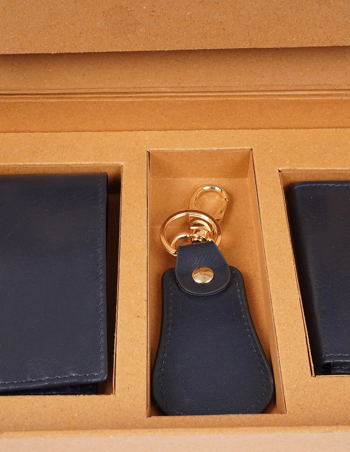 Men’s Black Leather Wallet & Accessories Gift Set | Ecowear