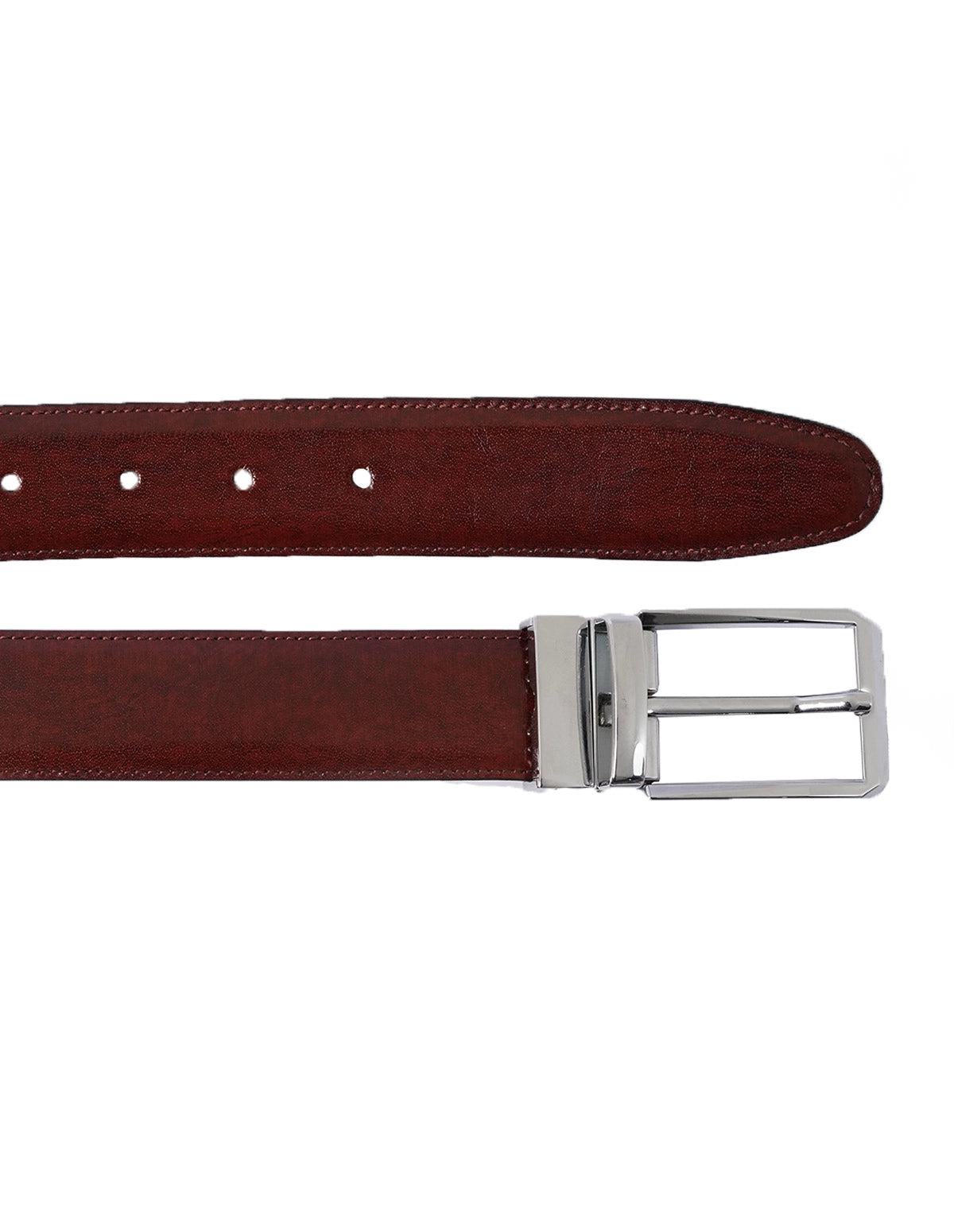 Leather Belt Black – Premium Dress Belt with Silver Buckle
