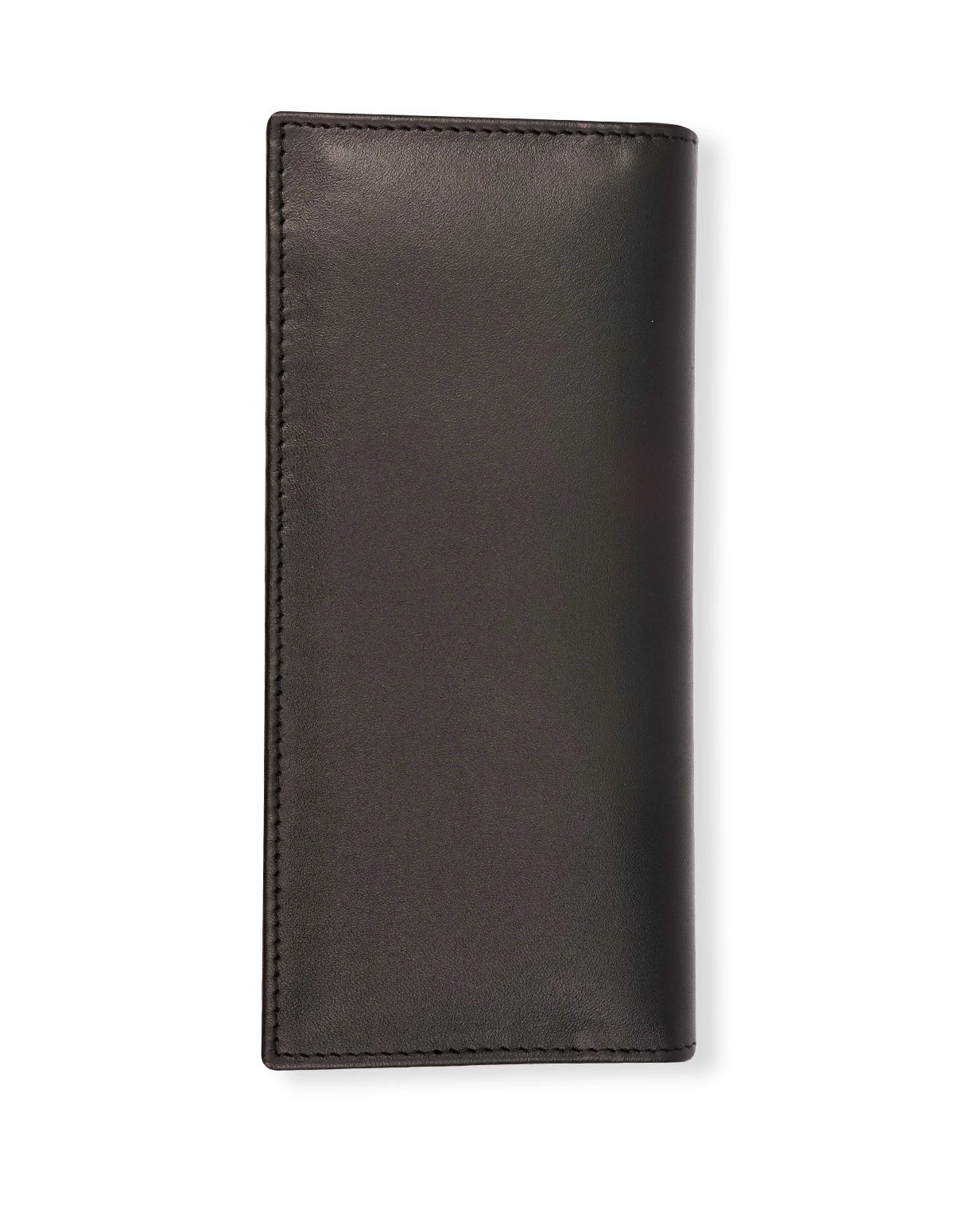Cow Leather Wallet Black – Long Organizer with Extra Slots