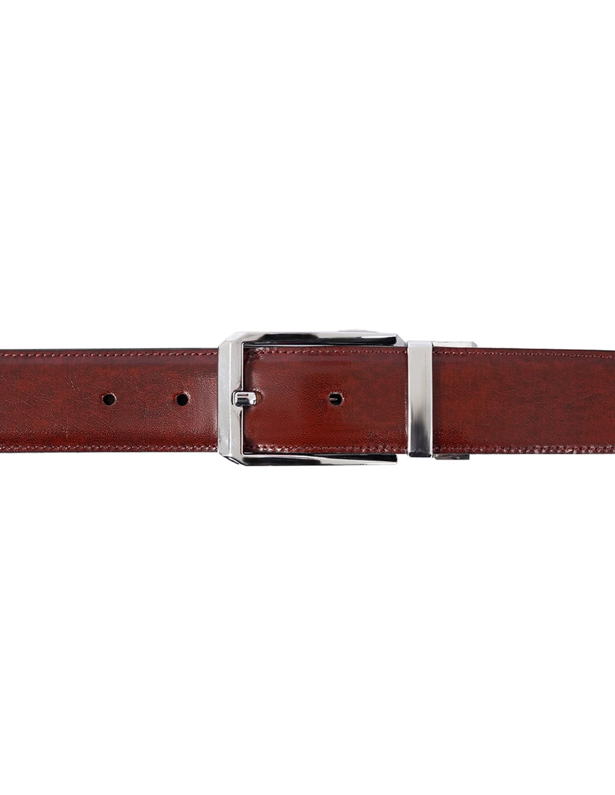 Leather Belt Black – Premium Dress Belt with Silver Buckle
