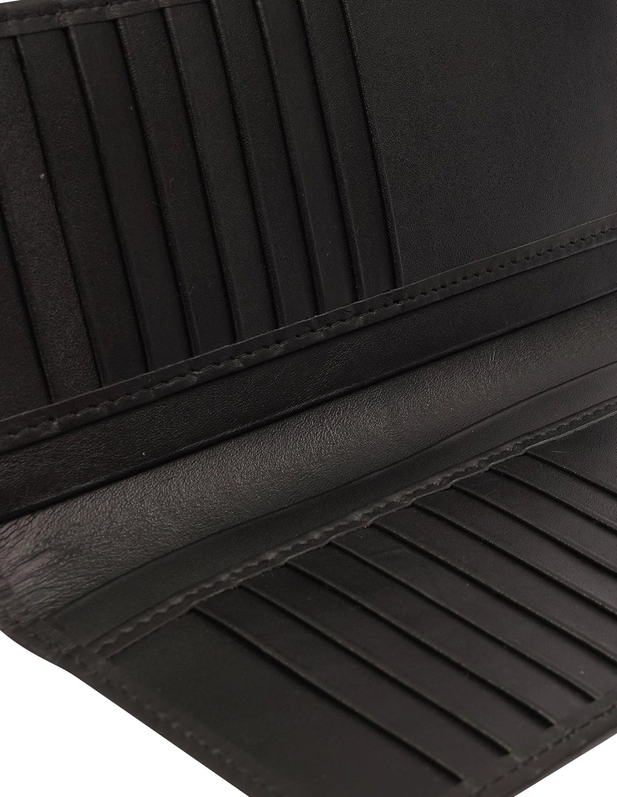Cow Leather Wallet Black – Long Organizer with Extra Slots