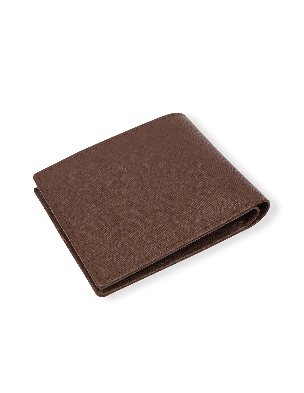 Cow Leather Wallet Brown – Coin Pocket & Card Slots