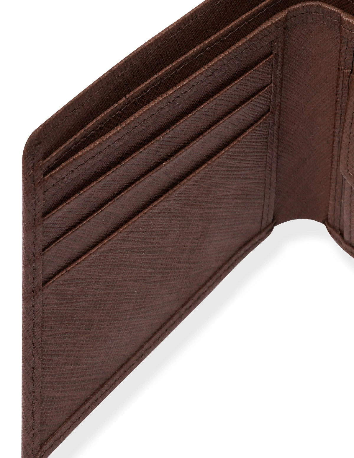 Cow Leather Wallet Brown – Coin Pocket & Card Slots