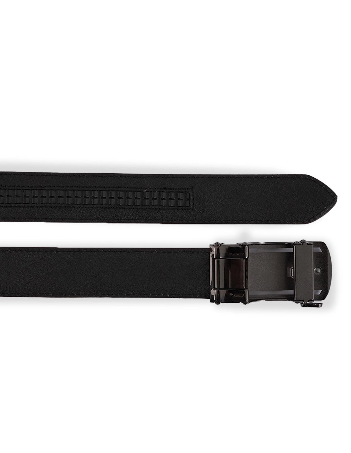 Leather Belt Brown – Designer Pattern with Metal Buckle