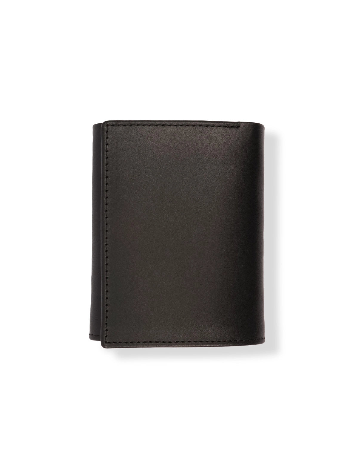 Cow Leather Wallet Black – Trifold with Classic Look