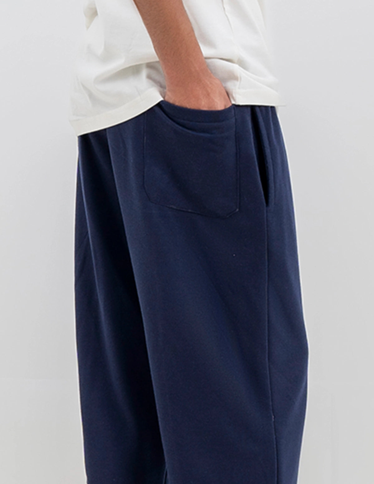 Royal Blue Stitch Trousers - Dark Blue