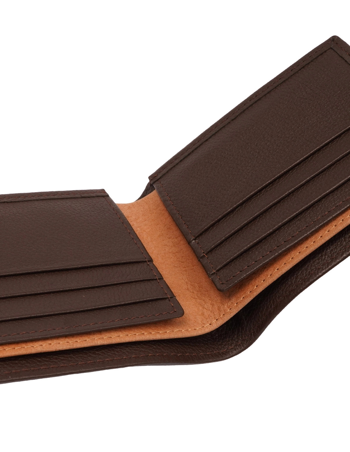 Cow Leather Wallet - Brown