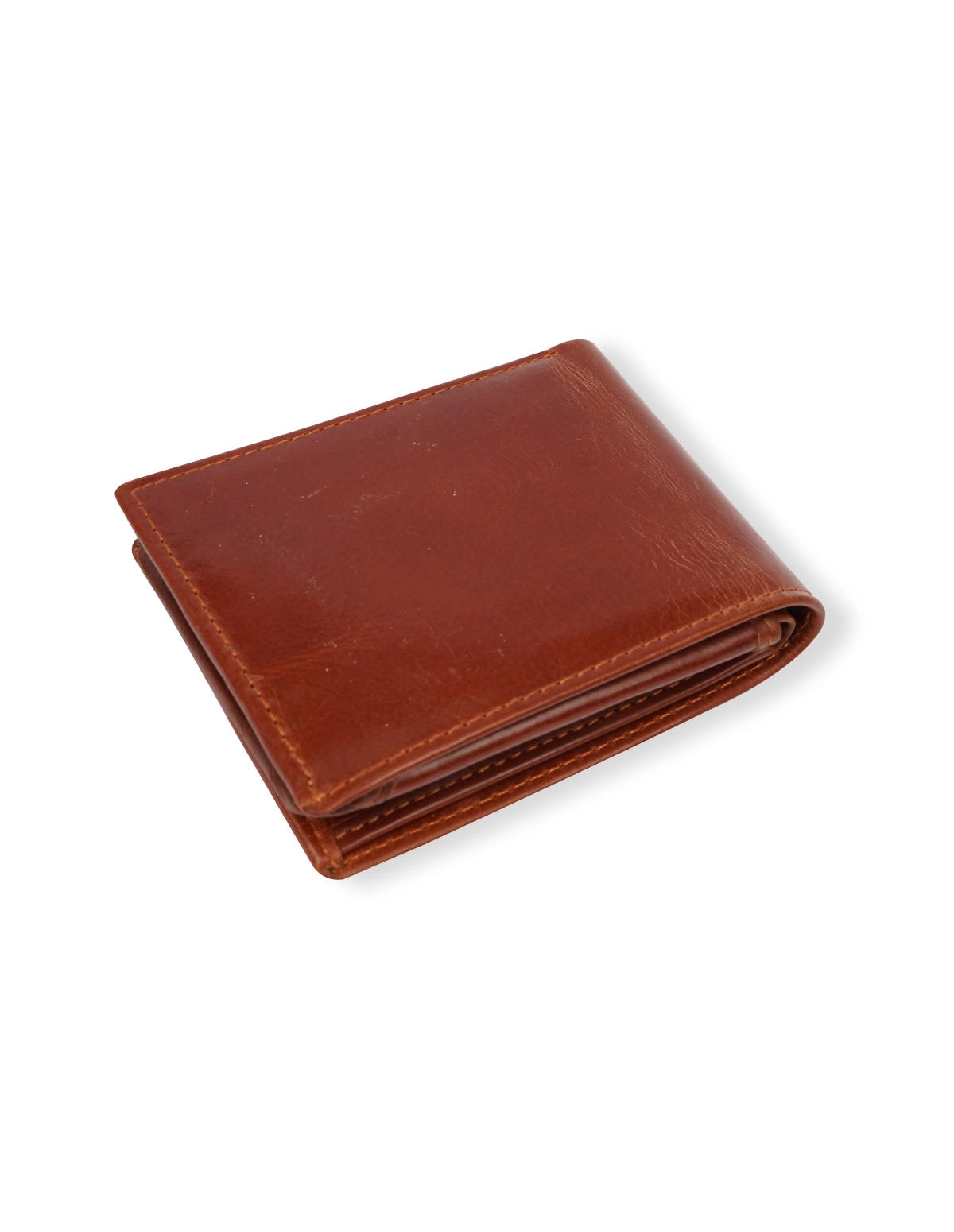 Leather Wallet Tan – Distressed Bifold