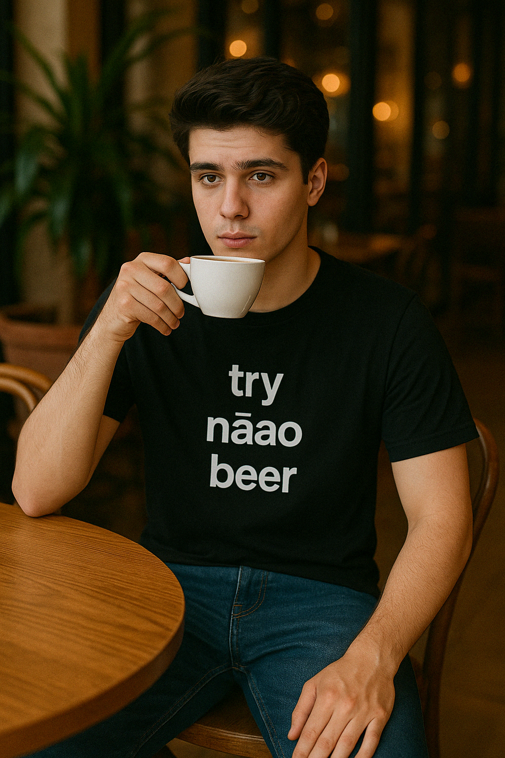 Try Nãao Beer Black T-Shirt