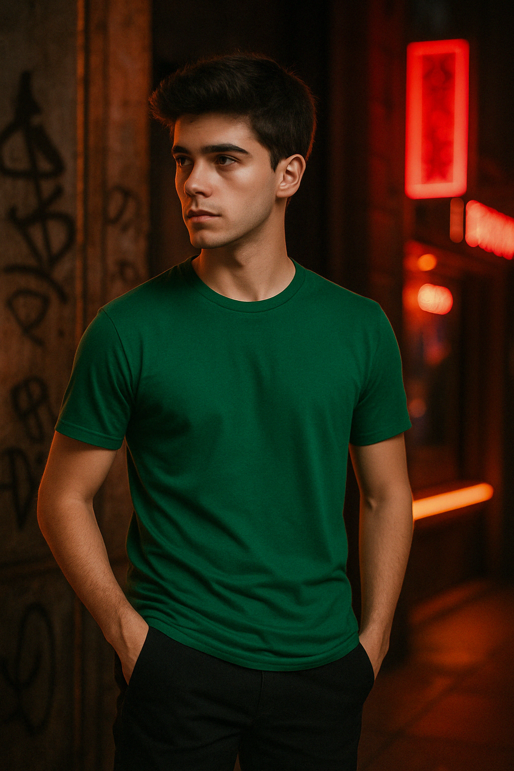 Emerald Green T-Shirt – Regular Fit