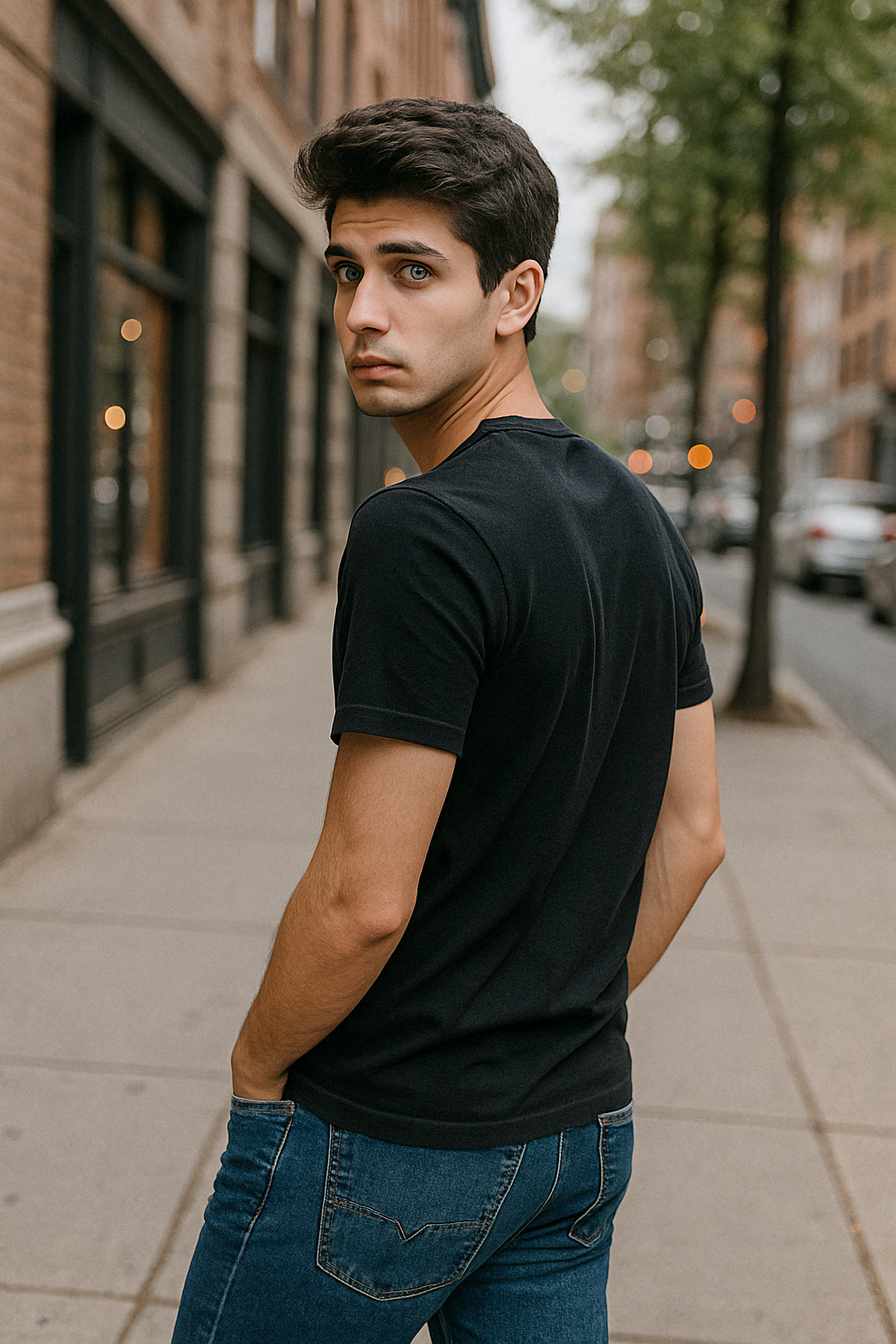 Basic Black T-Shirt – Regular Fit