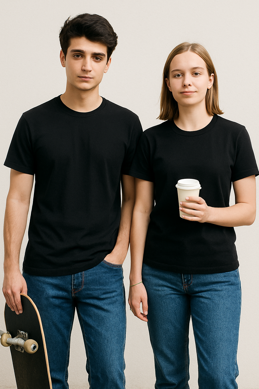 Basic Black T-Shirt – Regular Fit