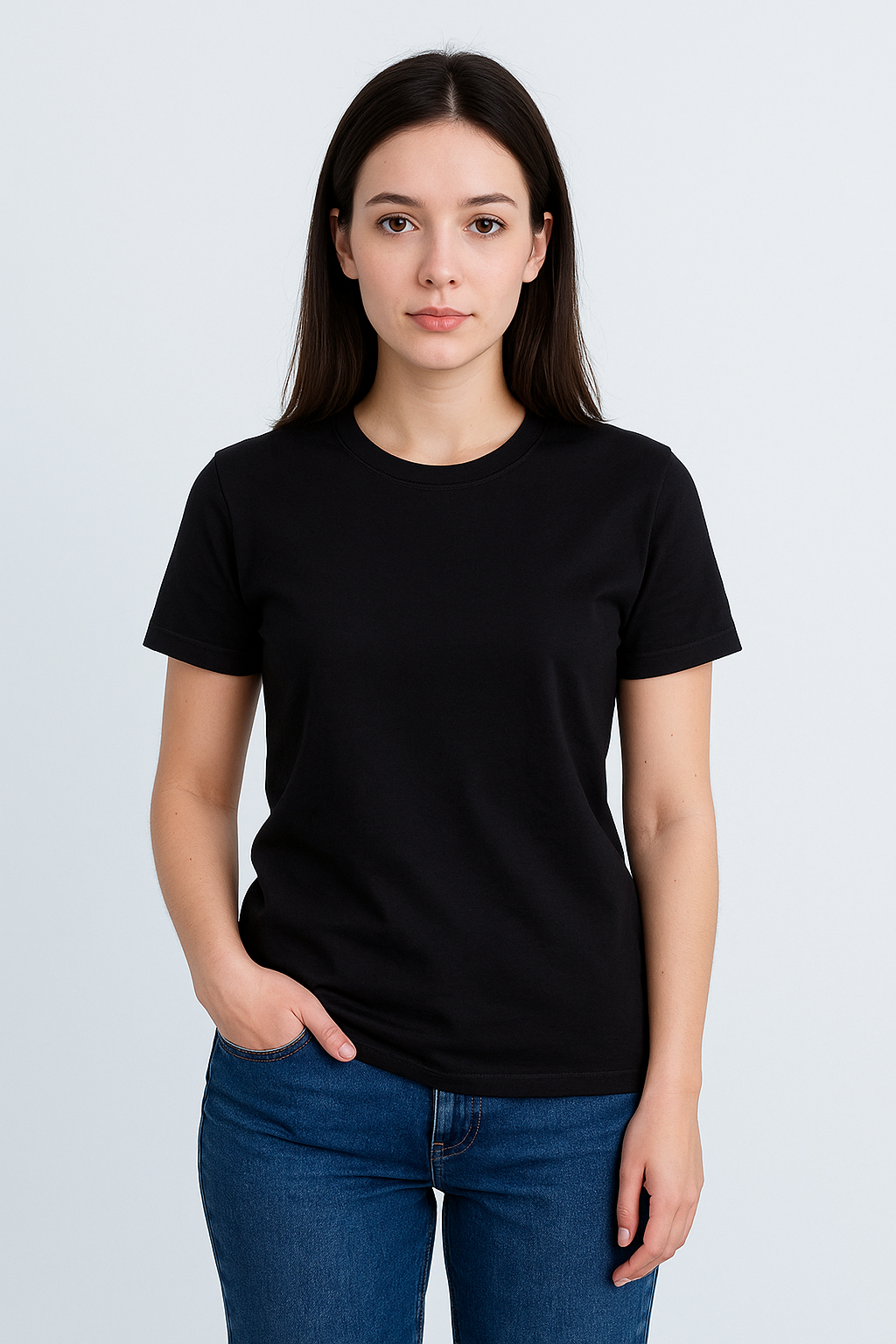 Basic Black T-Shirt – Regular Fit