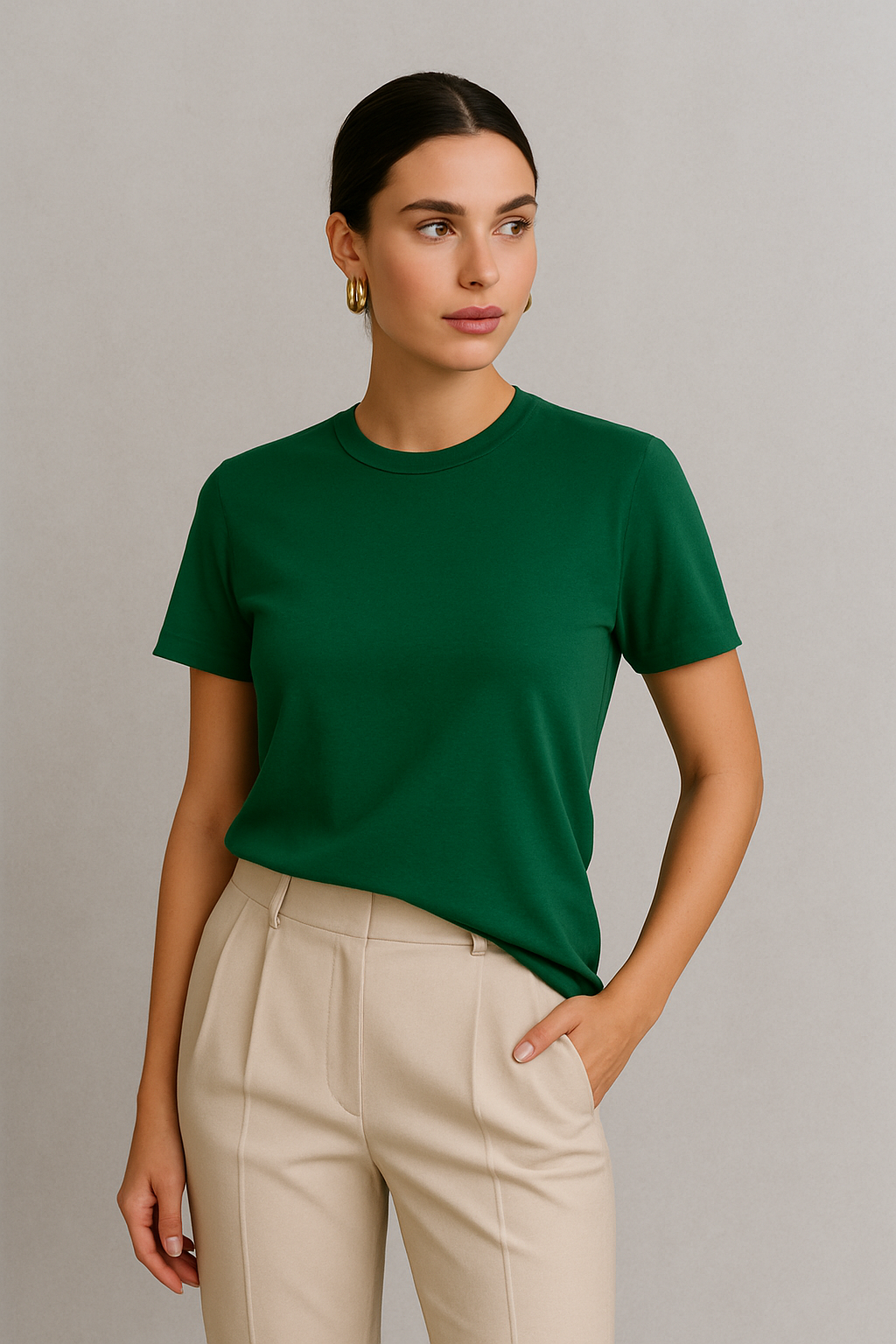 Emerald Green T-Shirt – Regular Fit