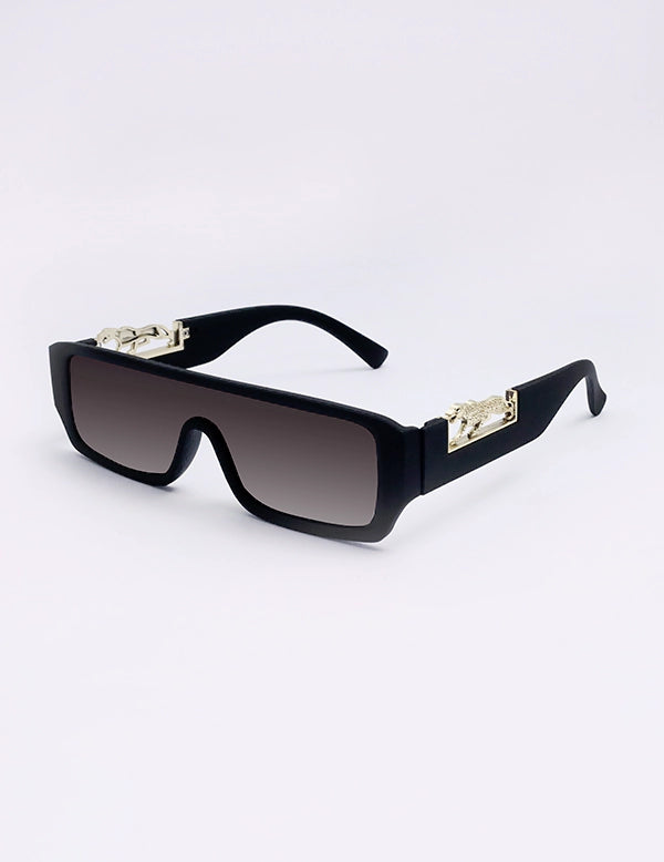 009-Cartier Jaguar Trendy Sunglasses - Black