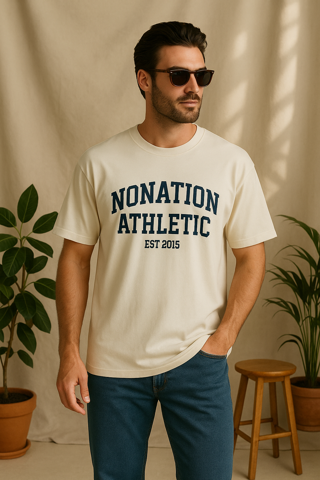 “Varsity Legacy Tee – Cream Edition”