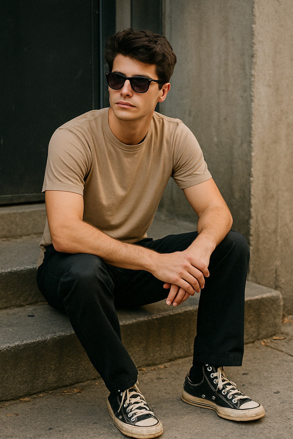 Beige T-Shirt – Regular Fit