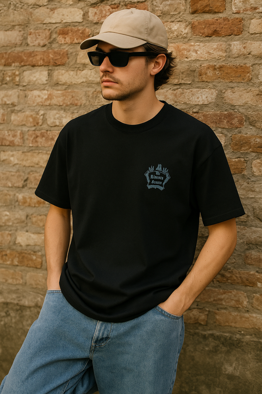 Men’s Down-Shoulder Cotton T-Shirt